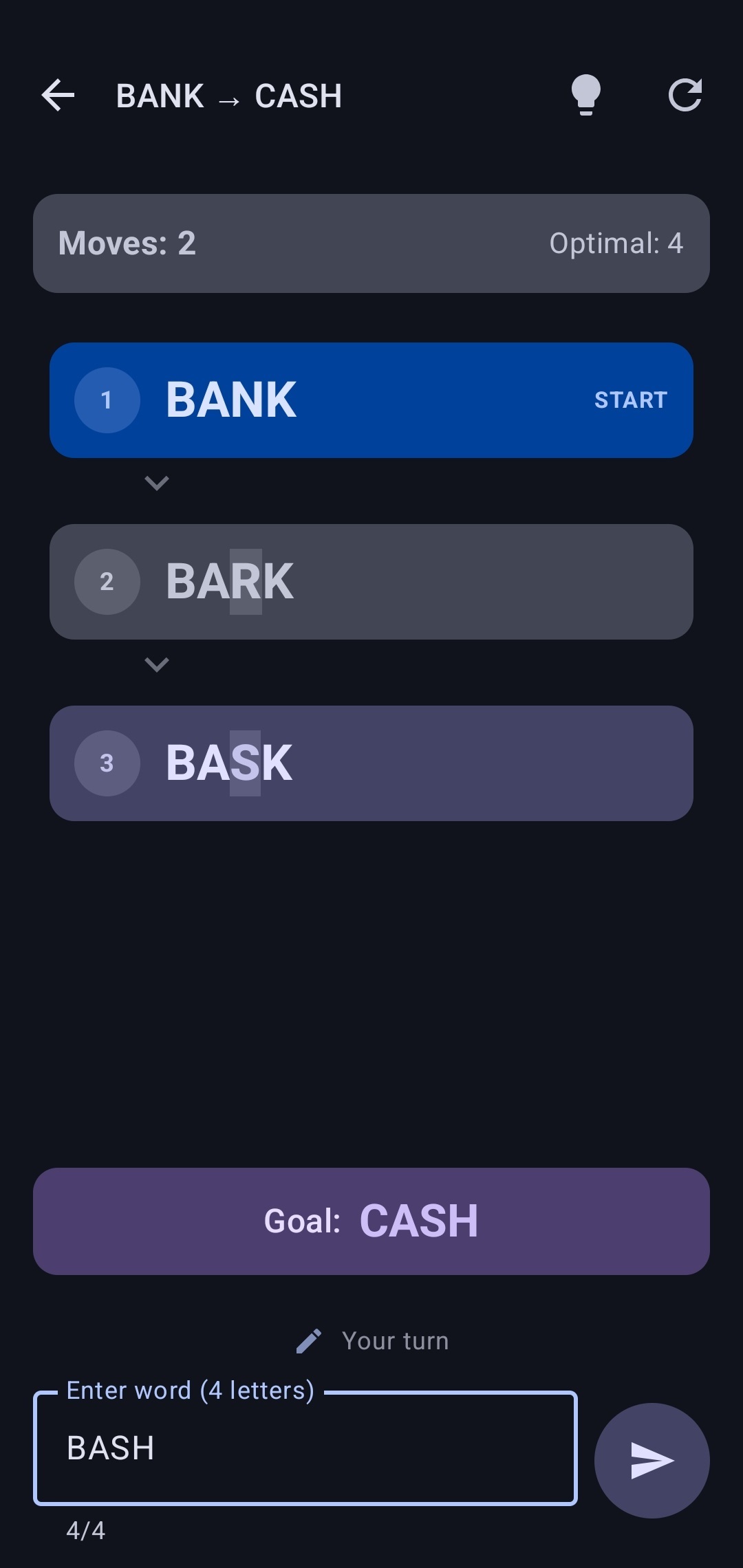 WordPath gameplay screenshot